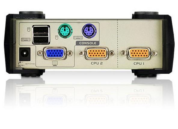 Switch KVM 2 porte USB/PS2 VGA: CS82U ATEN - immagine 3
