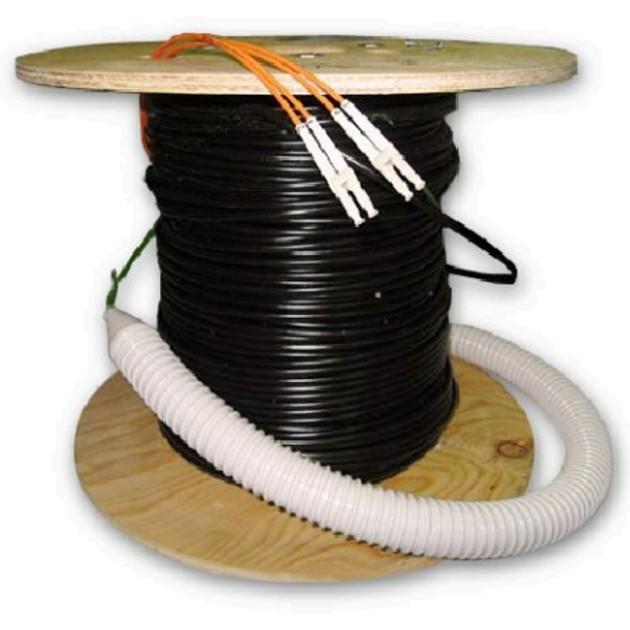Cavo Antiroditore Nero 4 Fibre OM3 - Resistente e Sicuro INTELLINET - immagine 3