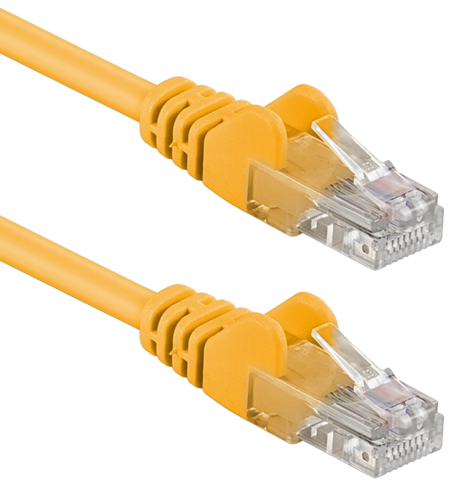 Cavo di rete Patch CCA Cat. 6 Giallo UTP 3 m INTELLINET - immagine 2