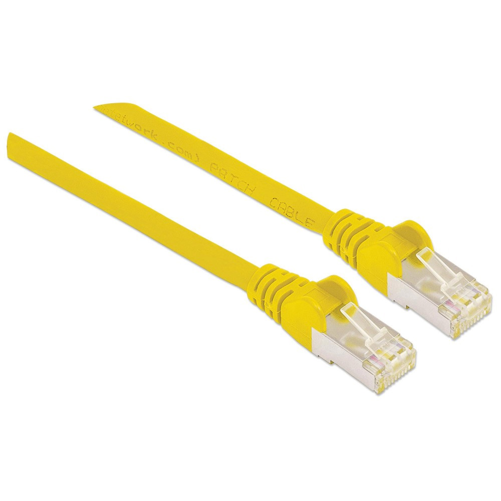 Cavo Patch Rame Schermato Cat. 5e Giallo 5m INTELLINET - immagine 3