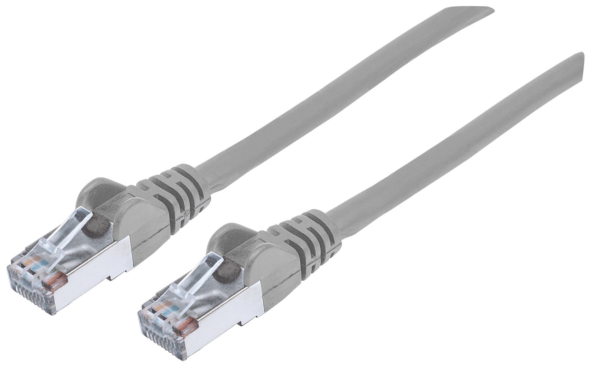 Cavo Patch Rame Schermato Cat. 5e Grigio 10m INTELLINET - immagine 3