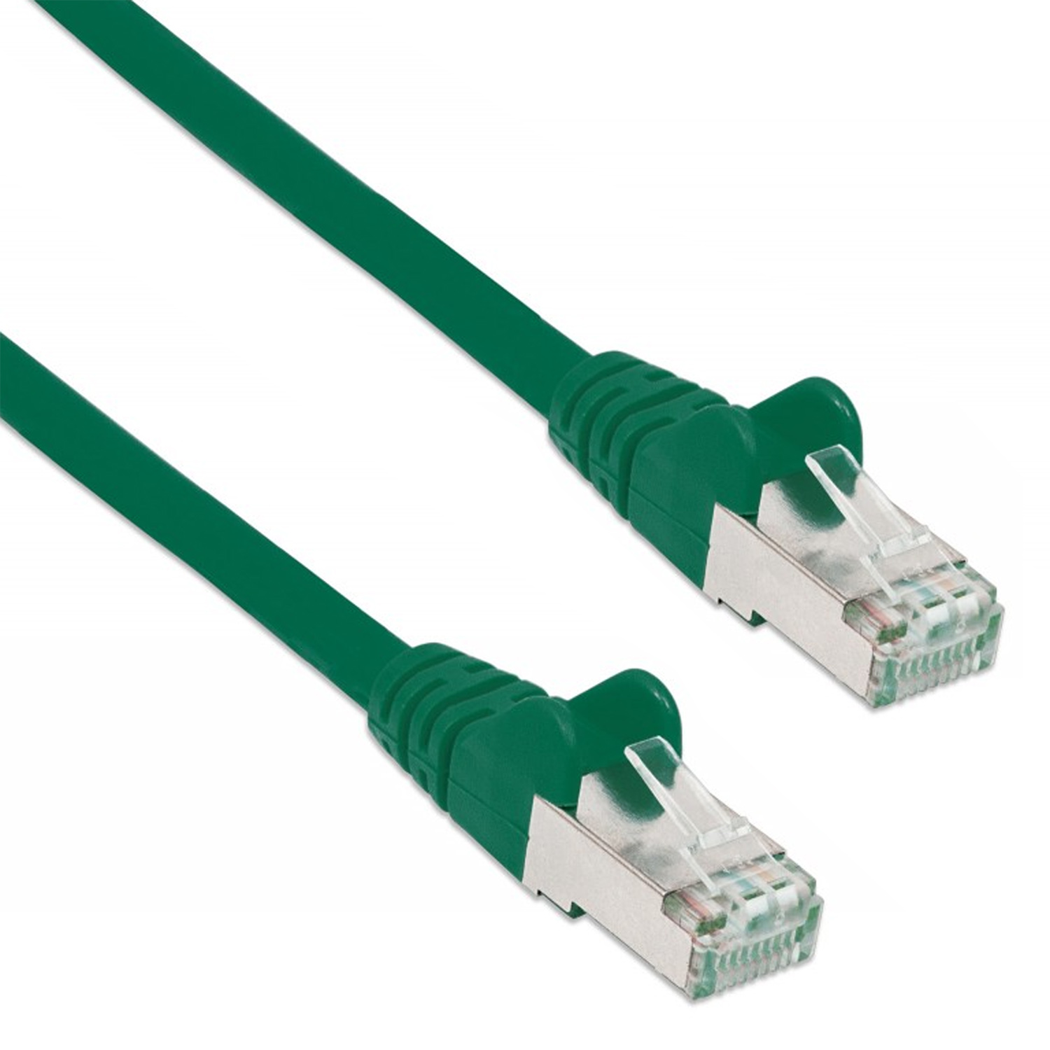 Cavo Patch in Rame Verde Cat. 5e 0,5m INTELLINET - immagine 2