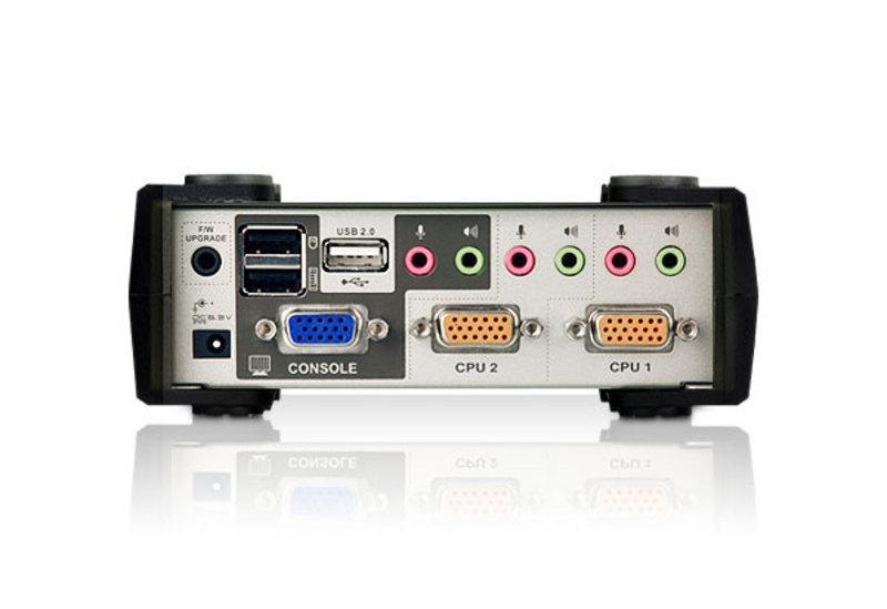 Switch KVM VGA audio 2 porte con OSD e USB/PS2 - CS-1732B ATEN - immagine 3