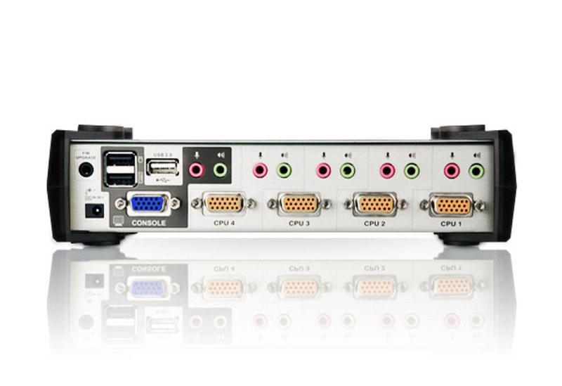 Switch KVM 4 porte con audio e VGA, CS-1734B ATEN - immagine 3