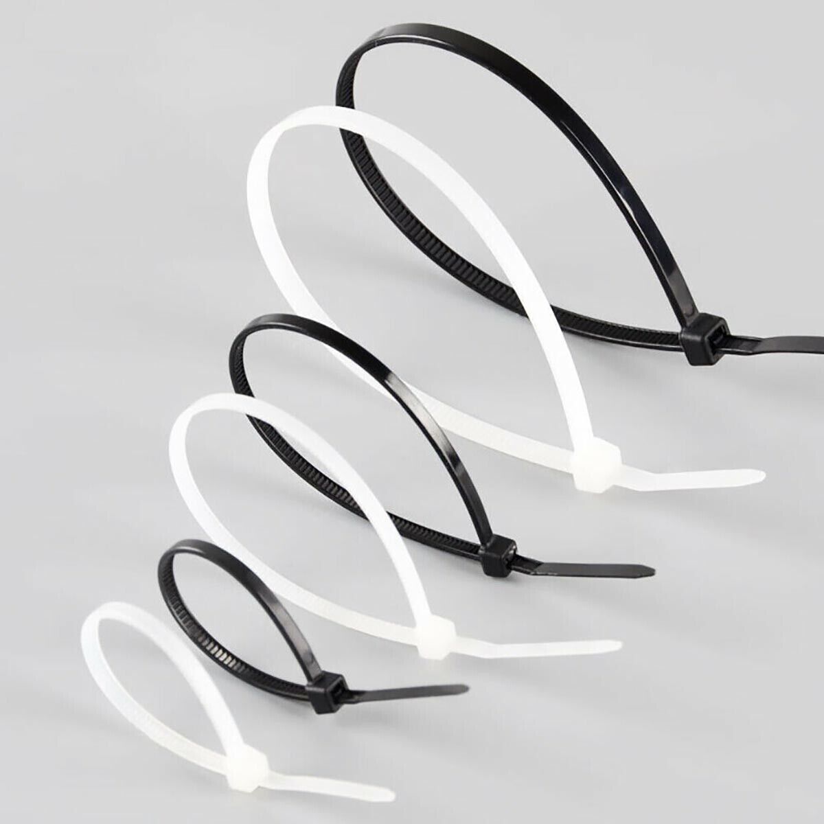 Fascette autobloccanti: Set da 100 pezzi bianche 380x7,6mm TECHLY - immagine 3