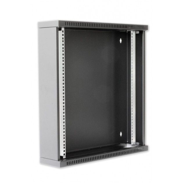 Armadio Rack 19'' Flat a muro p.15cm 6 unità sezione unica Nero TECHLY PROFESSIONAL - immagine 3