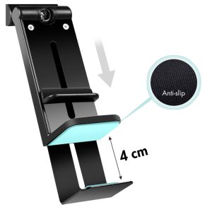 Supporto Porta Smartphone 4,7–6,9'' con Rotazione 360° Nero LOGILINK