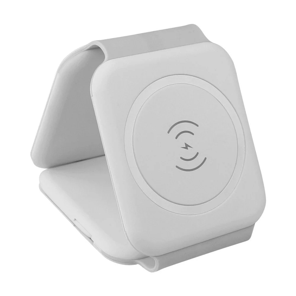 Stazione di Ricarica Wireless Qi Magnetica Pieghevole per Smartphone e Smartwatch FONTASTIC - immagine 3