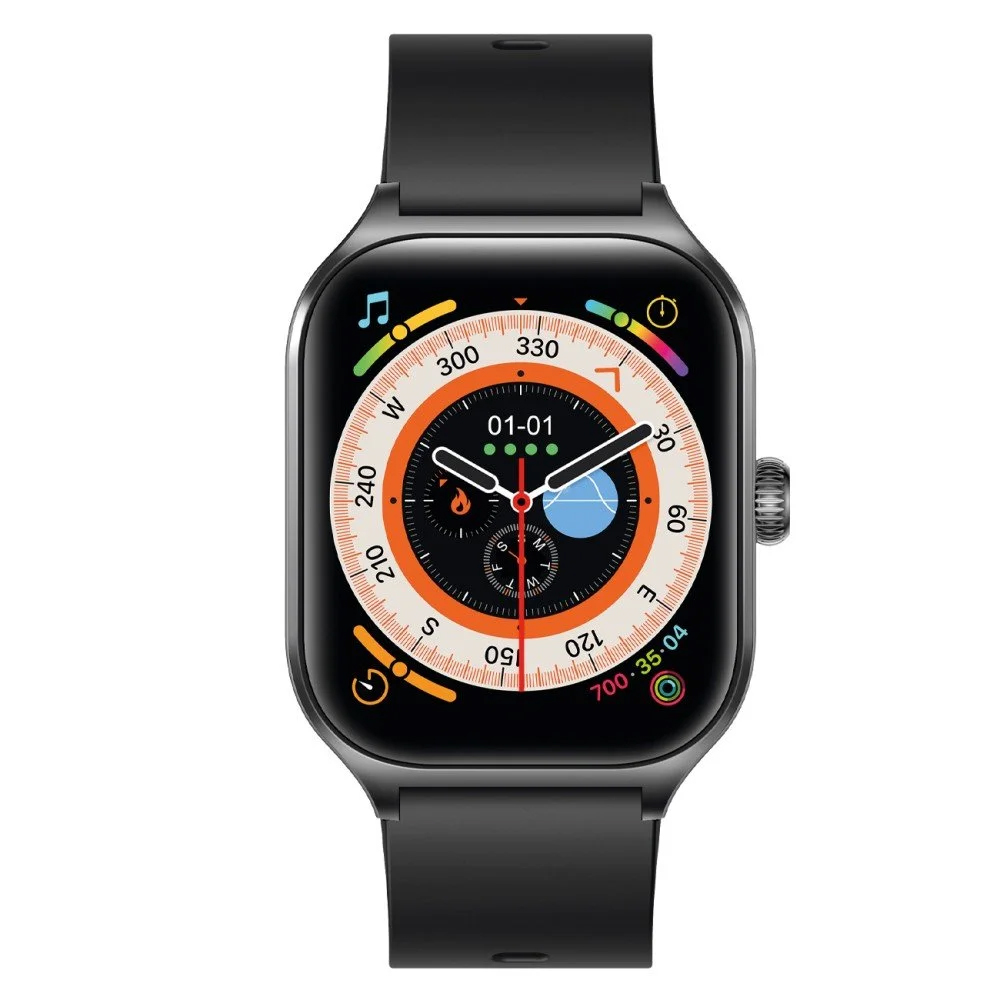 Smartwatch Fitness Bluetooth V5.0 Timor Display 2,01'' Nero FONTASTIC - immagine 3