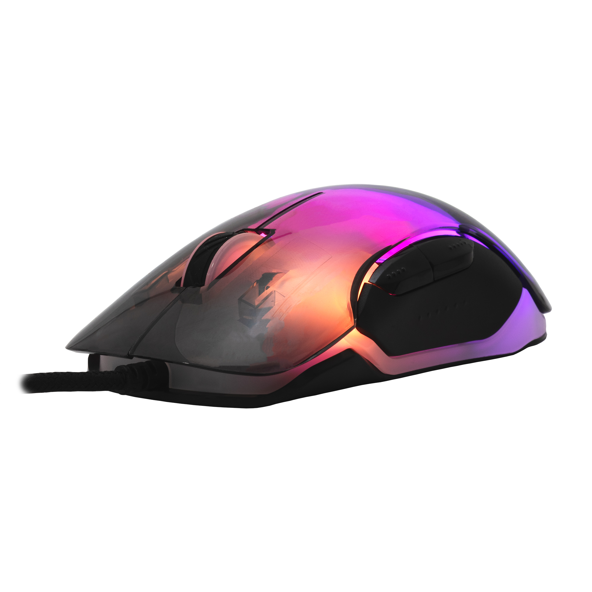 Mouse Gaming RGB USB 12800 dpi 7 Tasti Nero Mordred WHITE SHARK - immagine 3