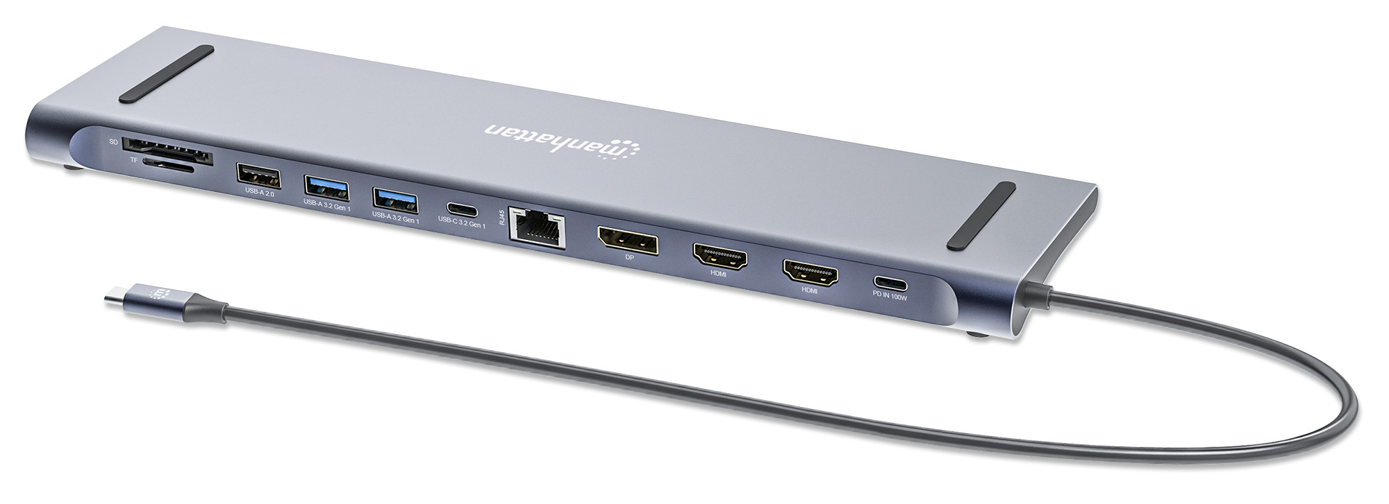 Docking Station USB-C™ 12-in-1 4K Triplo Monitor con MST MANHATTAN