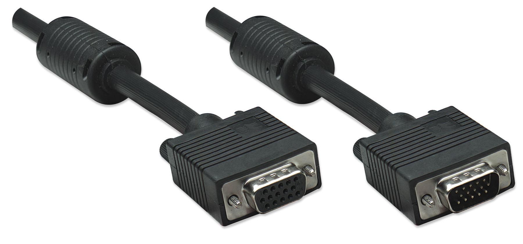 Cavo prolunga SVGA 1,8m con ferrite MANHATTAN - immagine 3