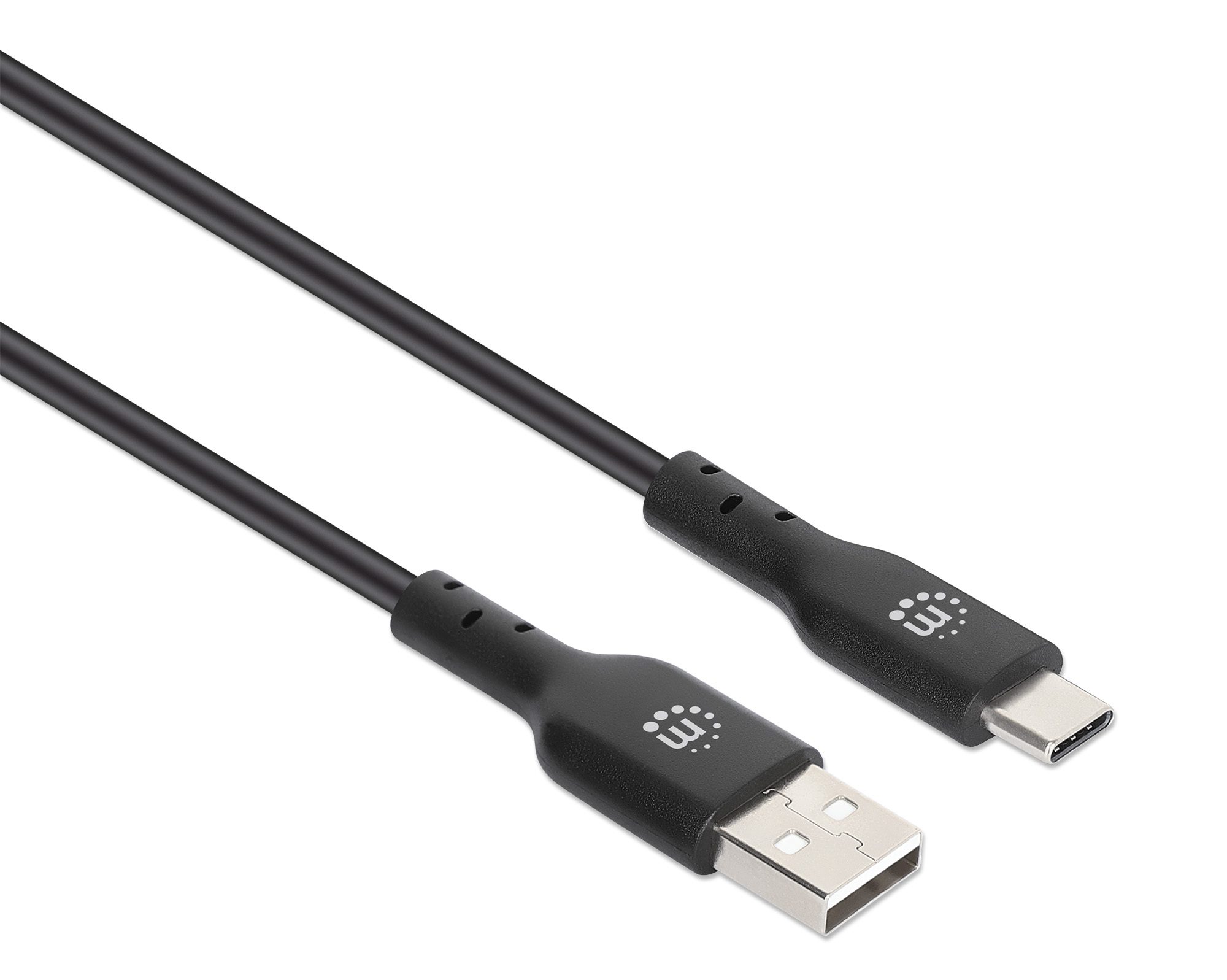 Cavo HiSpeed USB A Maschio / USB-C Maschio 2m Nero MANHATTAN - immagine 3
