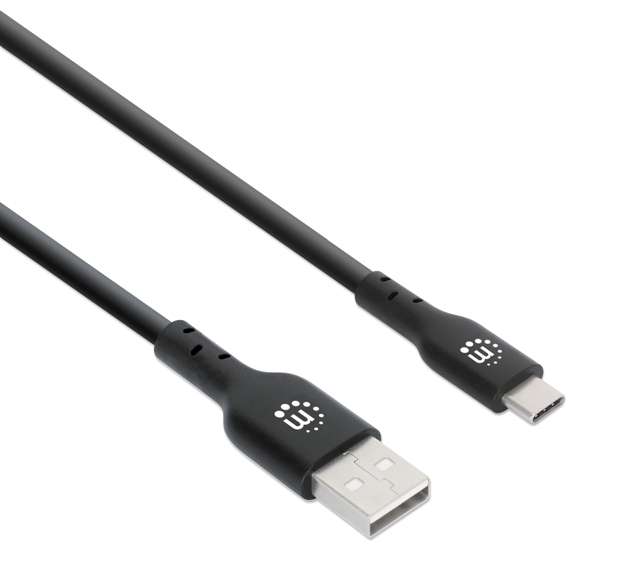 Cavo HiSpeed USB A Maschio / USB-C Maschio 3m Nero MANHATTAN - immagine 3