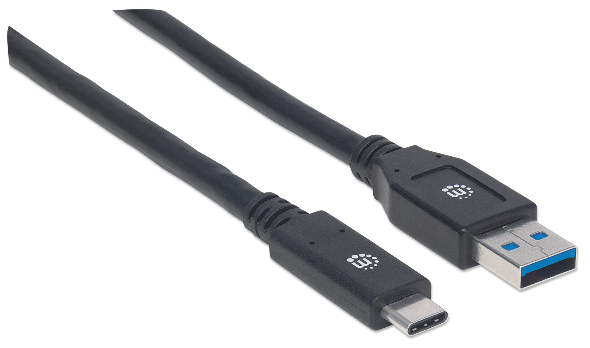 Cavo USB 3.2 Gen1 tipo A Maschio / USB-C™ Maschio 3m Nero MANHATTAN - immagine 3