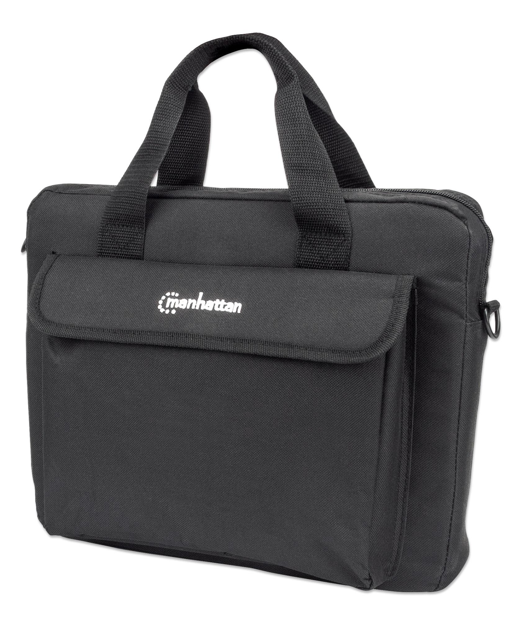 Borsa per Notebook 12,5'' London Nero MANHATTAN - immagine 2