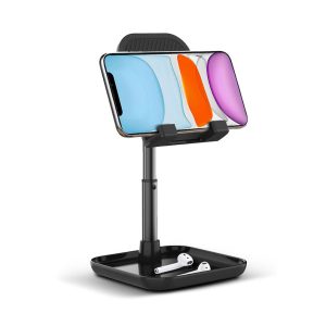 Supporto Universale Porta Smartphone e Tablet ad Altezza Regolabile TECHLY