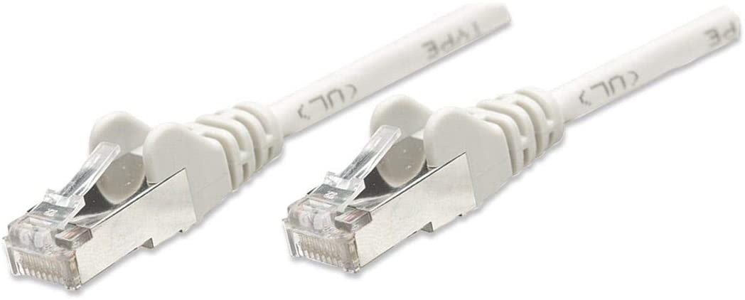 Cavo di Rete Cat. 5e Bianco Schermato 0,5m INTELLINET - immagine 4