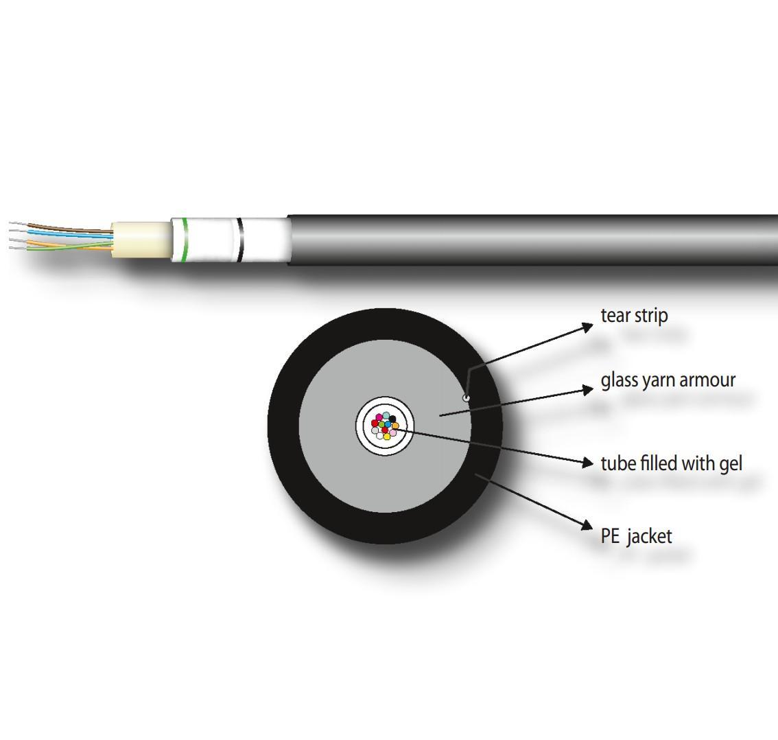 Cavo Antiroditore Nero 8 Fibre OM1 INTELLINET - immagine 4