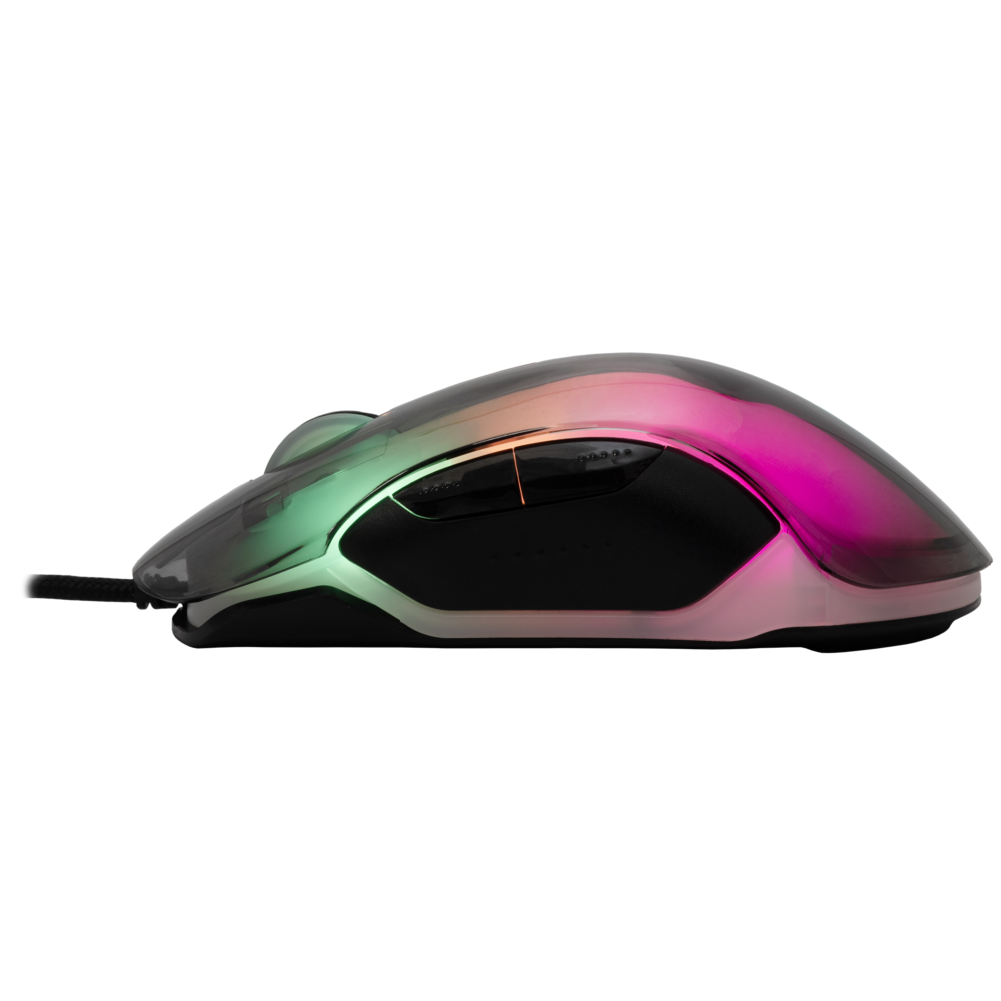 Mouse Gaming RGB USB 12800 dpi 7 Tasti Nero Mordred WHITE SHARK - immagine 4