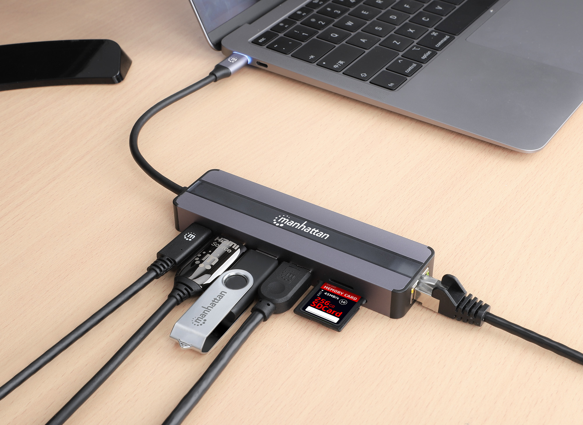 Docking Station USB-C™ 7-in-1 con Power Delivery 4K MANHATTAN - immagine 4