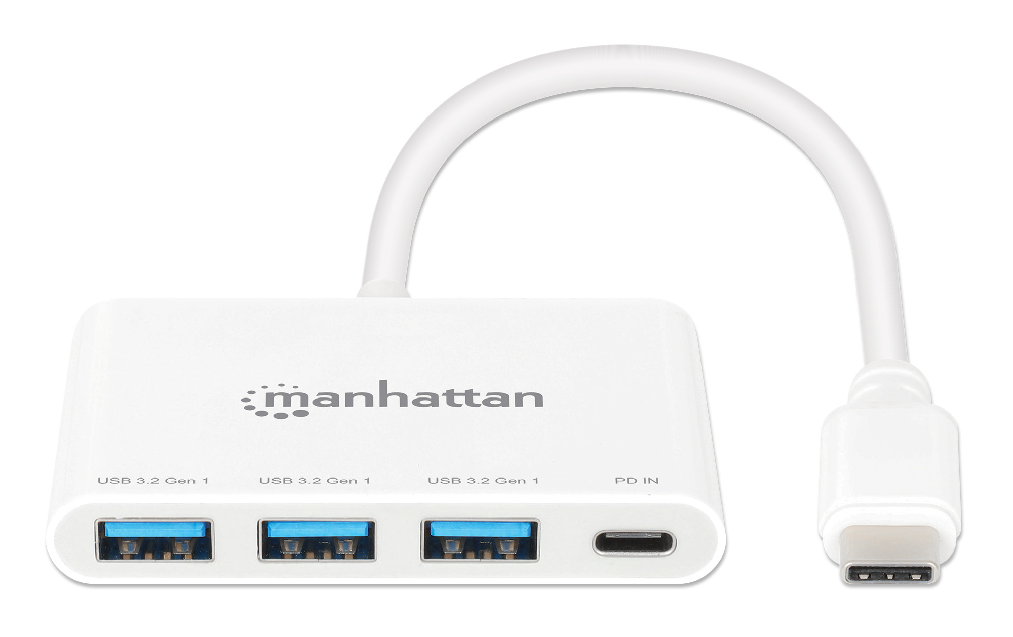 Hub USB 3.2 Gen 1 con 3 porte USB-A e 1 porta USB-C™ Power Delivery MANHATTAN - immagine 4