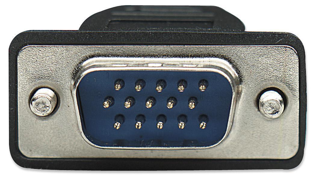 Cavo monitor SVGA 3,0 mt Nero MANHATTAN - immagine 4