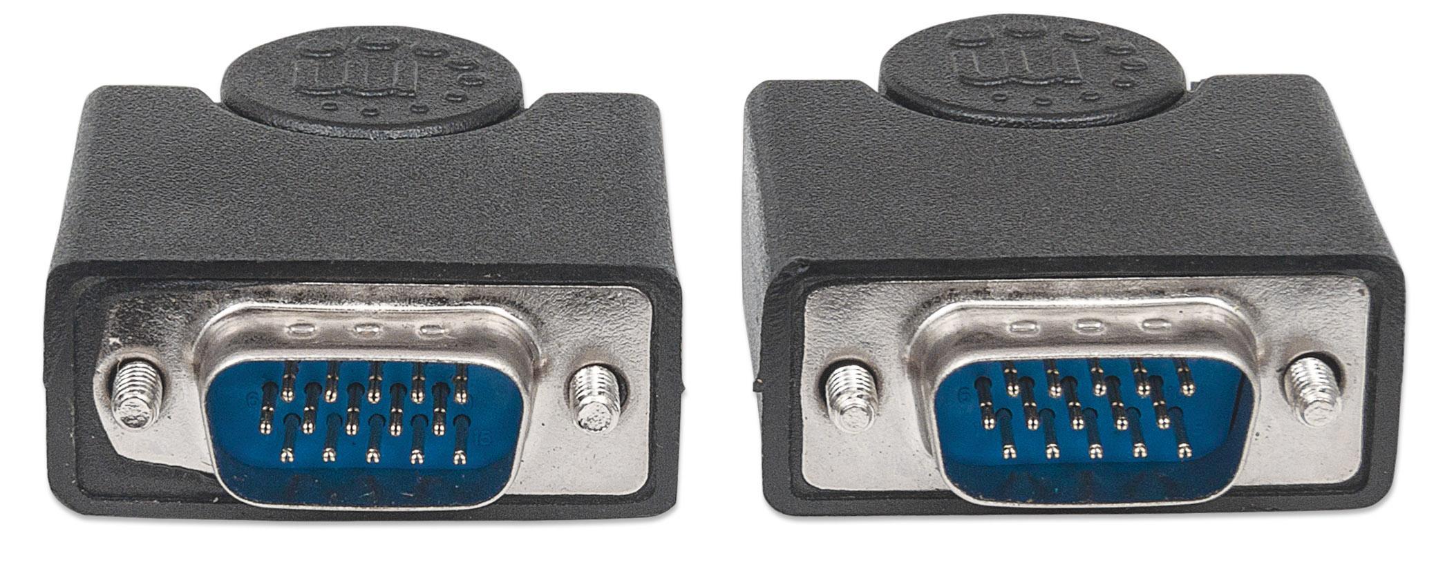 Cavo Monitor SVGA M/M 1,8m con ferrite MANHATTAN - immagine 4