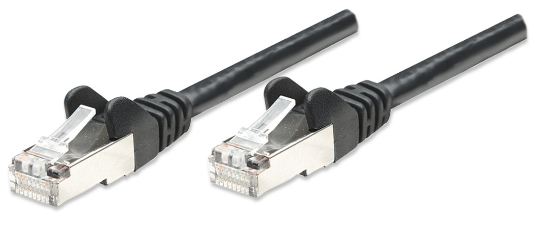 Cavo di rete Patch 15m Cat. 5e Nero - Alta qualità e prestazioni INTELLINET - immagine 3