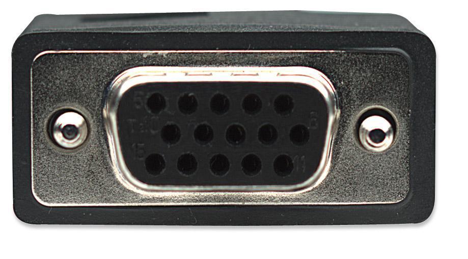 Prolunga SVGA Maschio/Femmina 20 mt con ferrite MANHATTAN - immagine 4