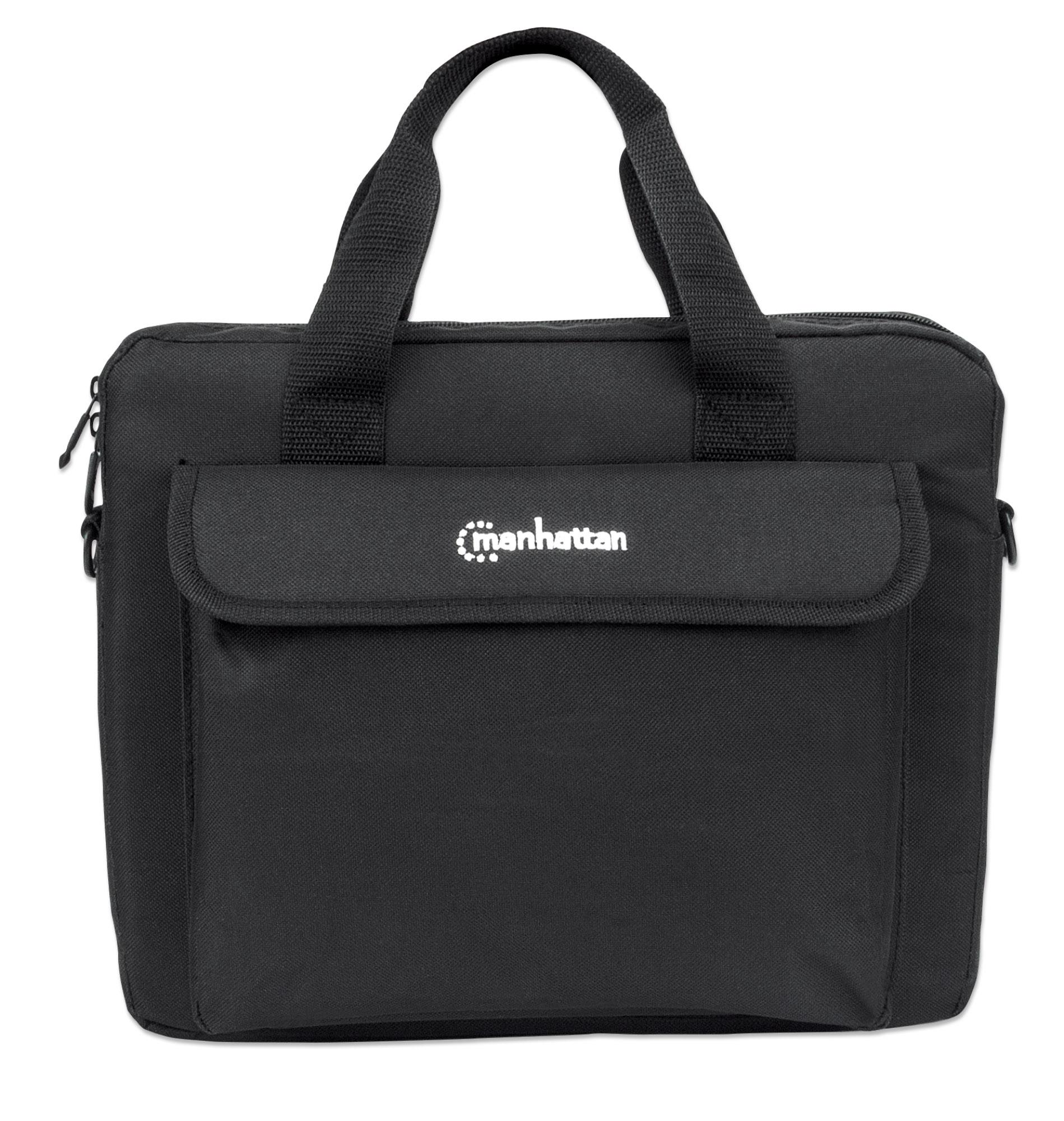 Borsa per Notebook 12,5'' London Nero MANHATTAN - immagine 3