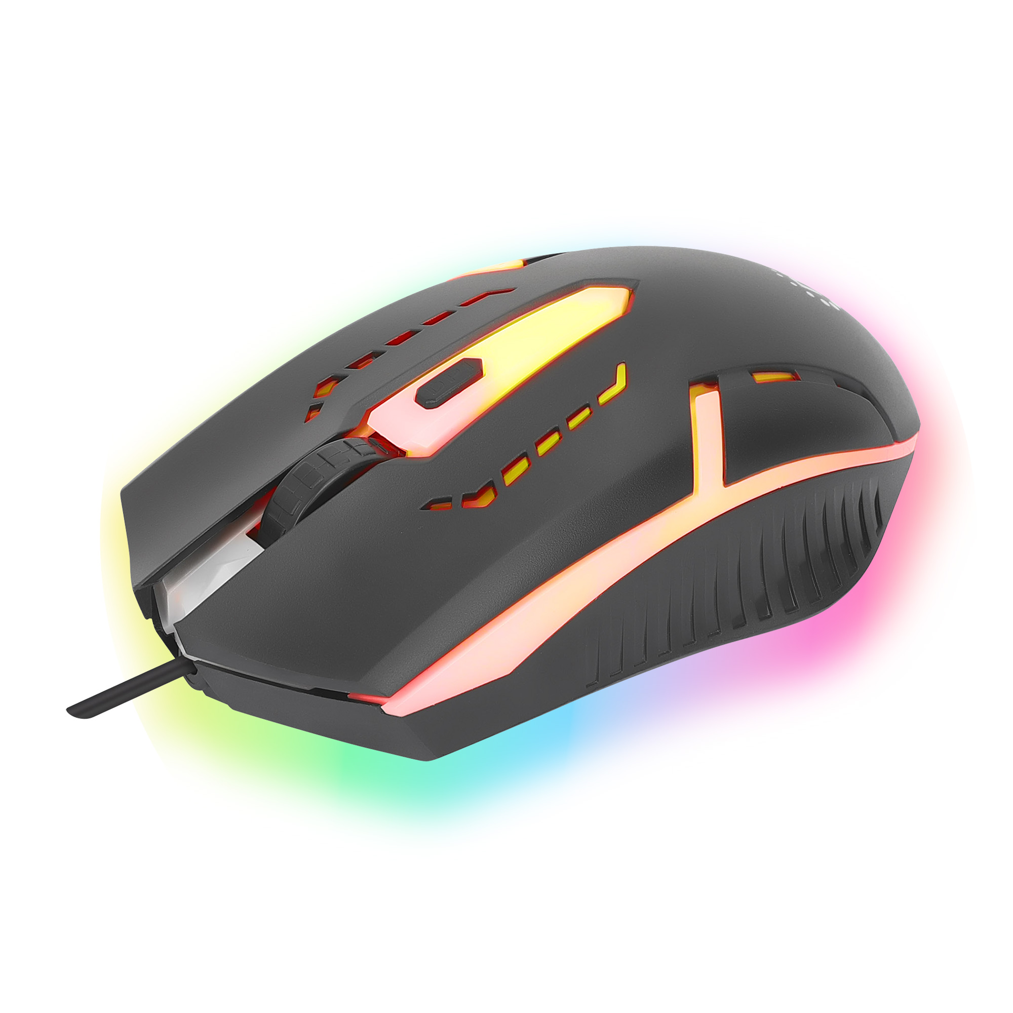 Mouse Ottico Gaming USB 1500dpi Retroilluminazione LED RGB MANHATTAN - immagine 4