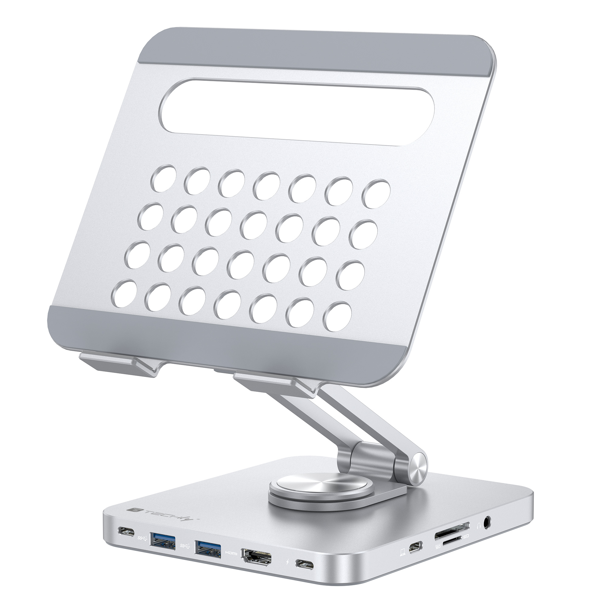 Supporto per Tablet Hub Docking Station USB-C&trade; 8 in 1 TECHLY - immagine 4