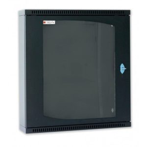 Armadio Rack 19'' Flat a muro p.15cm 6 unità sezione unica Nero TECHLY PROFESSIONAL