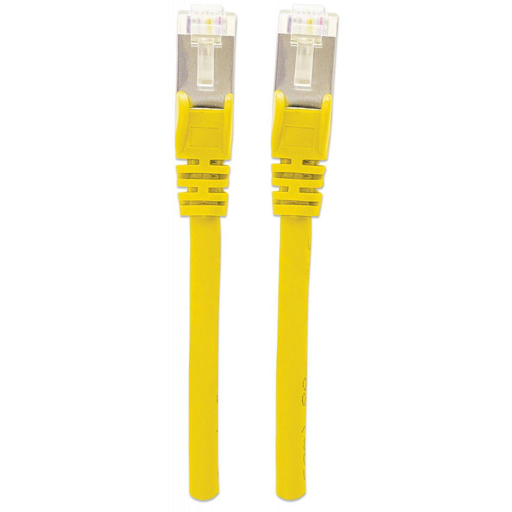 Cavo Patch Rame Schermato Cat. 5e Giallo 5m INTELLINET - immagine 5