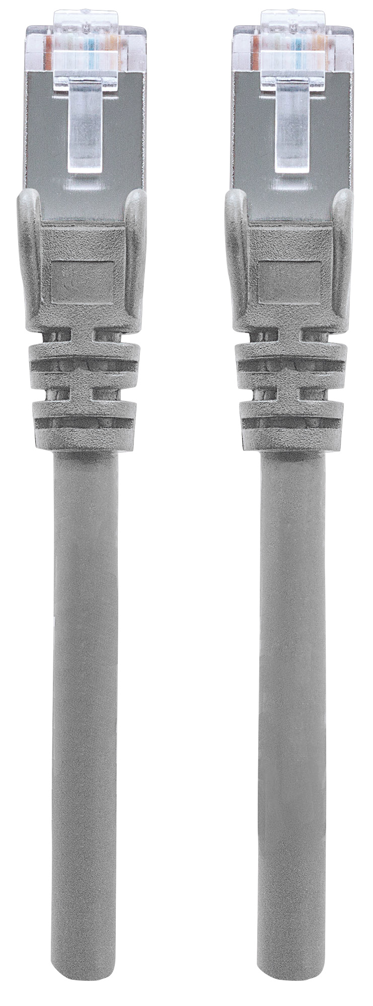 Cavo Patch Rame Schermato Cat. 5e 0,5m - Grigio INTELLINET - immagine 5