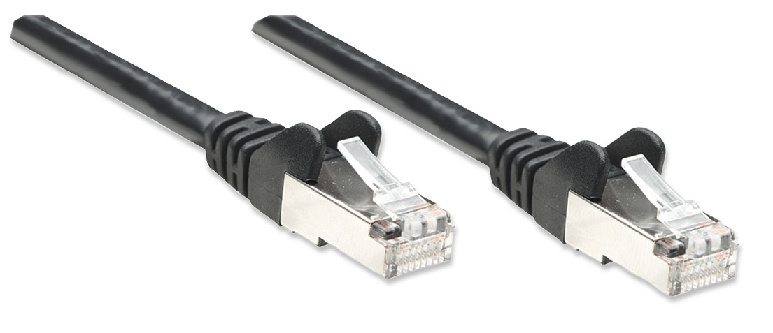 Cavo di rete patch rame schermato Cat. 5e nero 20m INTELLINET - immagine 4