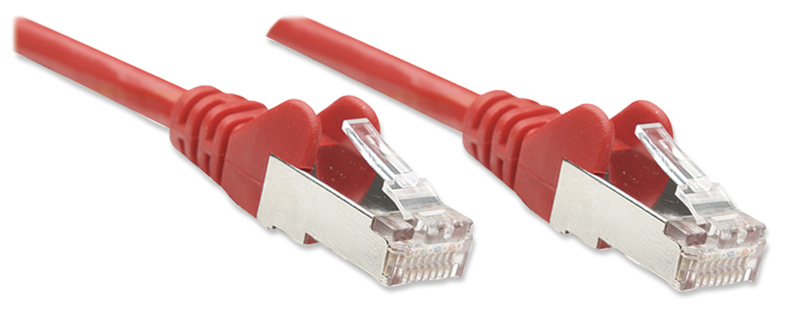 Cavo di rete Patch Rosso Cat. 5e 0,5m - Alta qualità e prestazioni INTELLINET - immagine 5