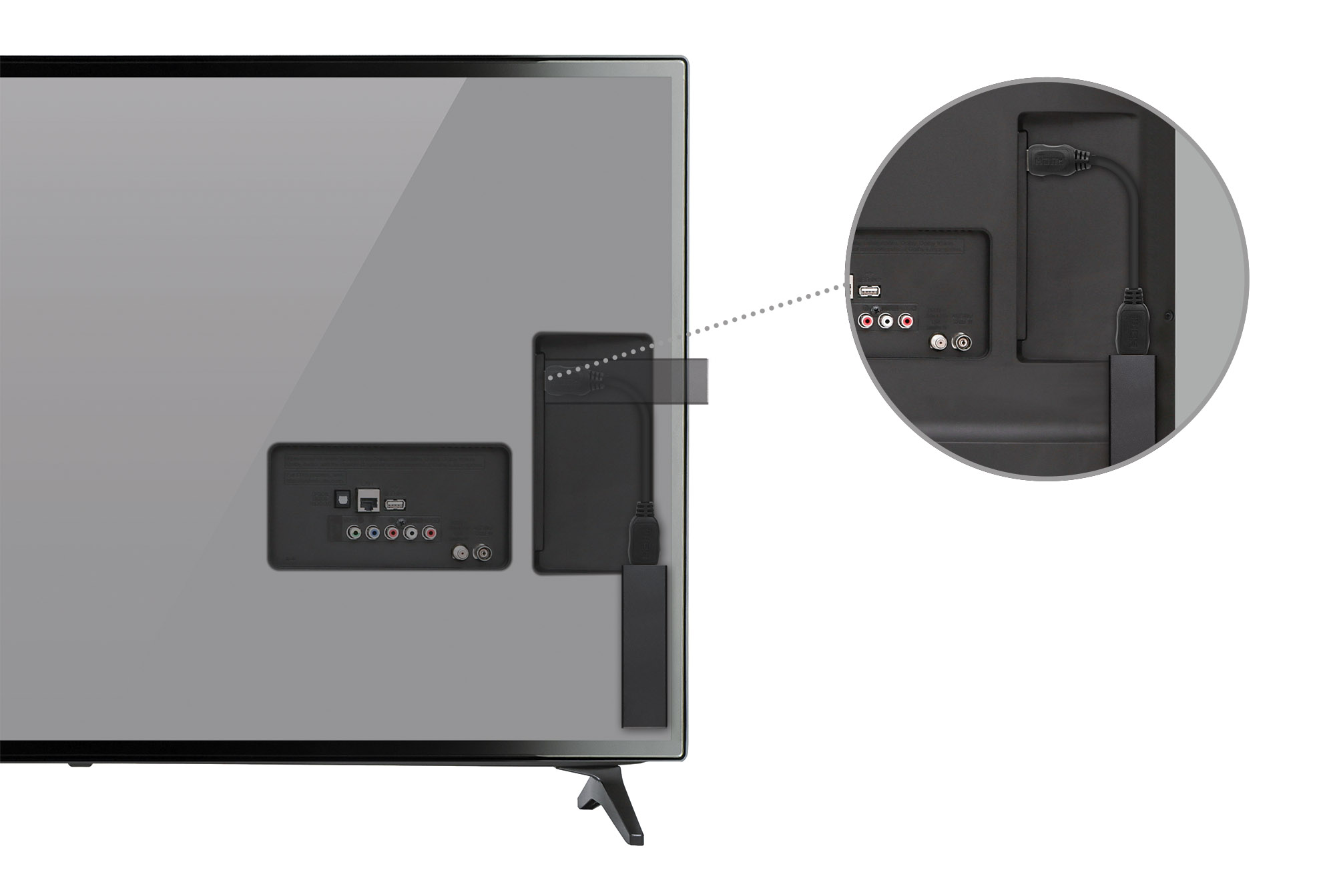 Cavo Prolunga HDMI High Speed con Ethernet 15cm Nero MANHATTAN - immagine 5