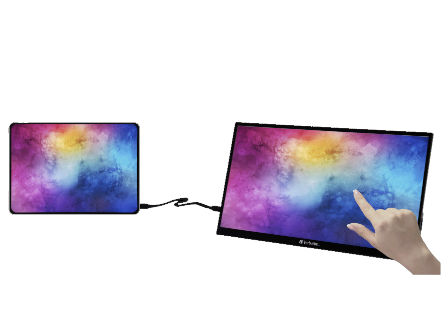 Monitor Portatile Touchscreen 15,6'' Full HD 1080p PMT-15 VERBATIM - immagine 4