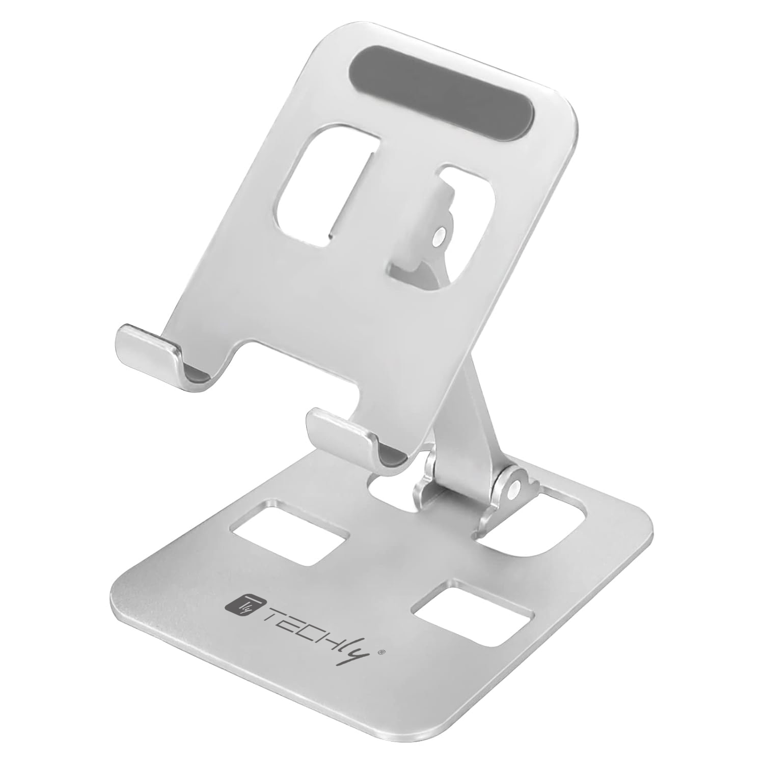 Supporto Universale Porta Smartphone e Tablet Regolabile e Pieghevole TECHLY - immagine 4