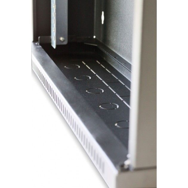 Armadio Rack 19'' Flat a muro p.15cm 6 unità sezione unica Nero TECHLY PROFESSIONAL - immagine 6