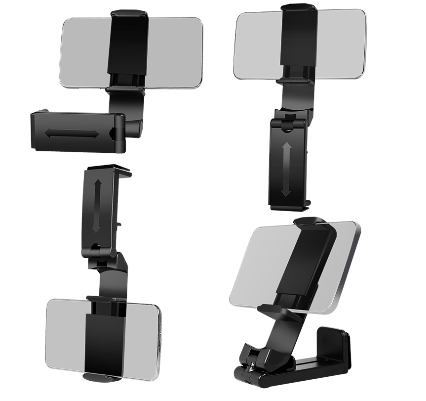Supporto Porta Smartphone 4,7–6,9'' con Rotazione 360° Nero LOGILINK - immagine 5