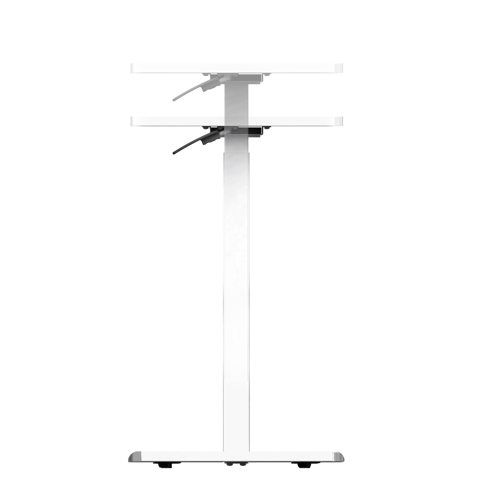 Sit-Stand Scrivania Compatta Postazione di Lavoro con Altezza Regolabile TECHLY - immagine 5