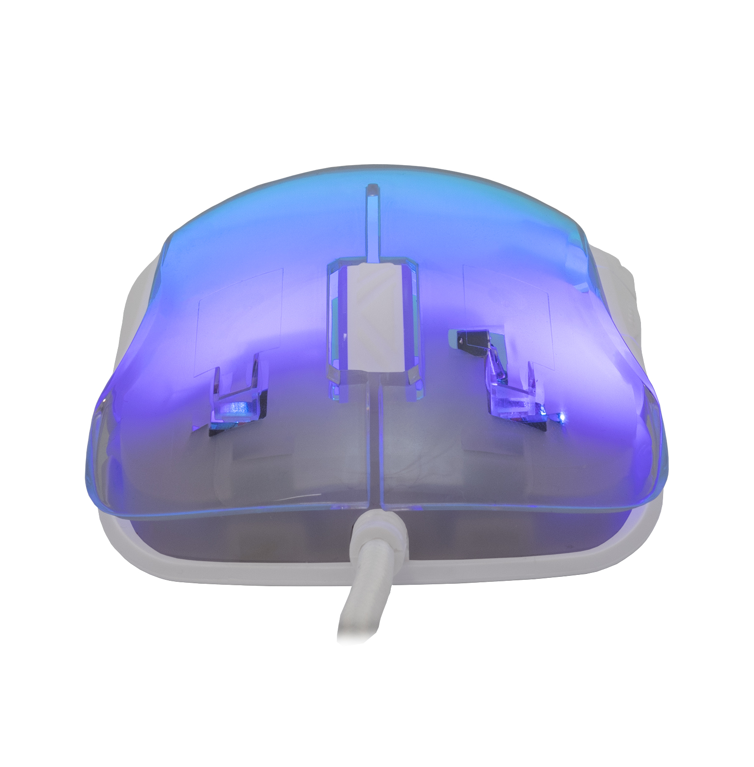 Mouse Gaming RGB USB 12800 dpi 7 Tasti Bianco Mordred WHITE SHARK - immagine 6