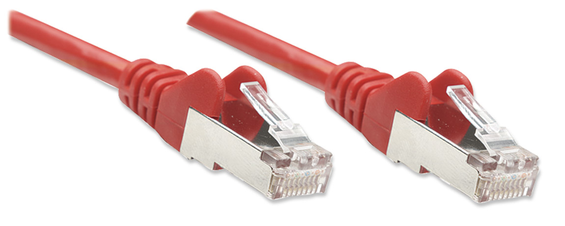 "Cavo Patch Cat. 5e Schermato Rosso da 5 m" INTELLINET - immagine 5