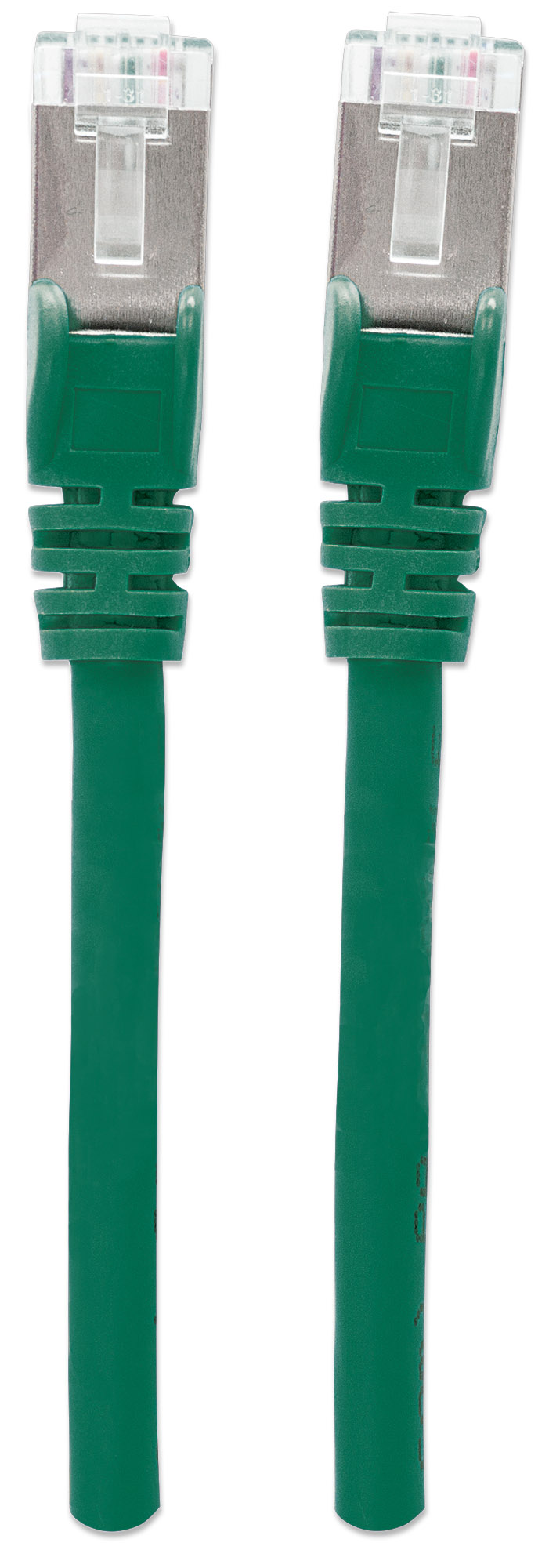 Cavo di rete Patch Cat. 5e Verde 2mt - Rame Schermato INTELLINET - immagine 6