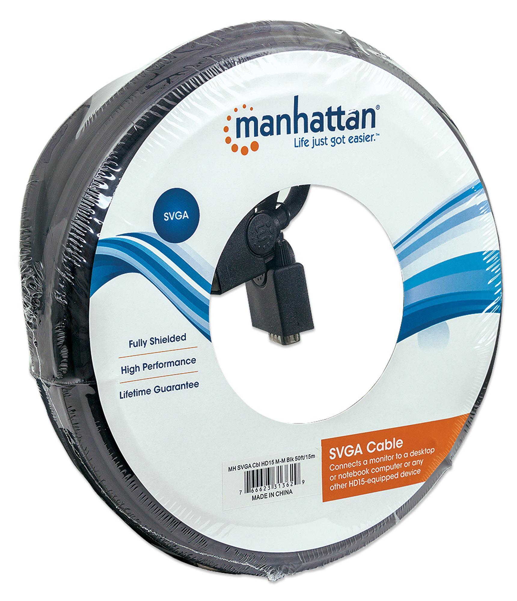 Cavo Monitor VGA 15m MANHATTAN - immagine 7