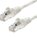 Cavo di Rete Cat. 5e Bianco Schermato 0,5m INTELLINET