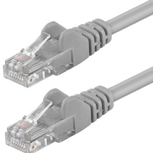 Cavo Rete Patch Cat. 5e Grigio 1 mt INTELLINET